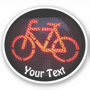 Fahrradliebhaber und nachhaltiger Fahrradstock Aufkleber
