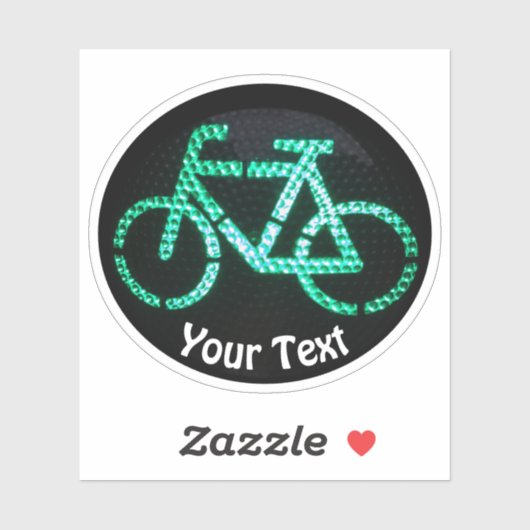 Fahrradliebhaber und nachhaltiges Mobilitätsfahrra Aufkleber (Blatt)