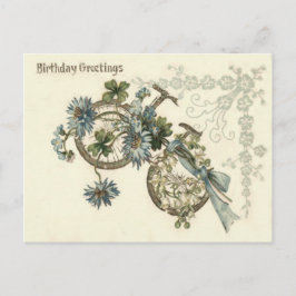 Fahrradlilie des Tales Vergessen-Me-Nicht Postkarte