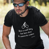 Fahrradlustige Coole Radfahrer Name hinzufügen T-Shirt