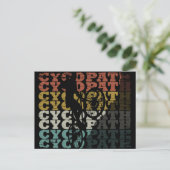 Fahrradlustige Feiertagspostkarte (Stehend Vorderseite)