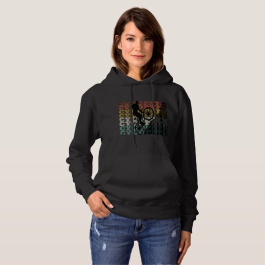 Fahrradlustige Hoodie (Vorne ganz)