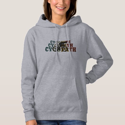 Fahrradlustige Hoodie (Vorderseite)