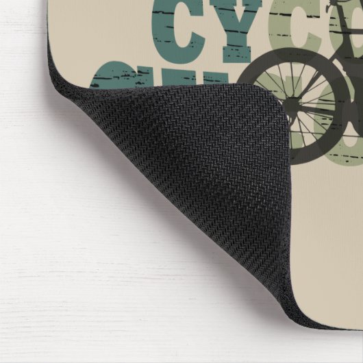 Fahrradlustige Mousepad (Ecke)