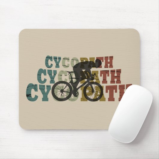 Fahrradlustige Mousepad (Mit Mouse)