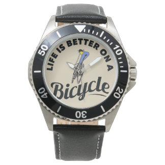 Fahrradmädchen Armbanduhr