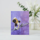 Fahrradmädchen Postkarte (Stehend Vorderseite)