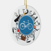 Fahrradmarke/Ornament Keramik Ornament (Rechts)