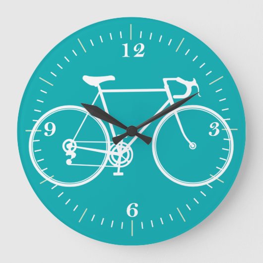 Fahrradmauer Große Wanduhr (Vorderseite)