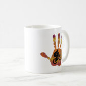 Fahrradmojave-Art Kaffeetasse (VorderseiteRechts)