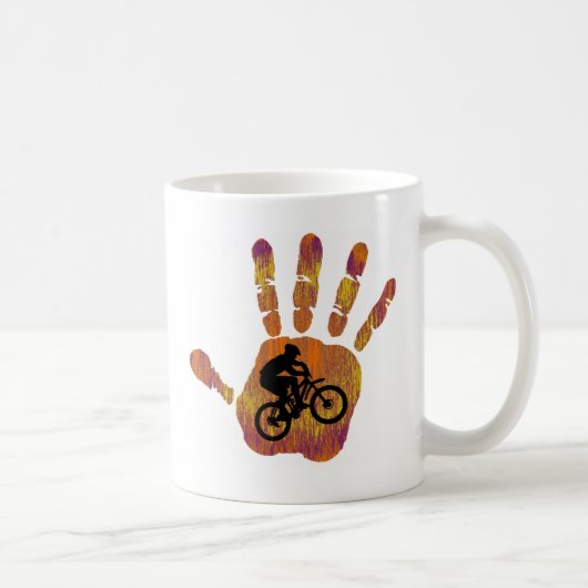 Fahrradmojave-Art Kaffeetasse (Rechts)