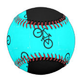Fahrradmuster auf blau baseball (Rückseite)