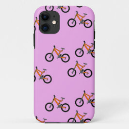 Fahrradmuster auf Rosa Case-Mate iPhone Hülle