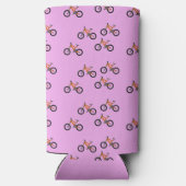 Fahrradmuster auf Rosa Selters Dosenkühler (Rückseite)