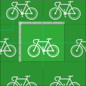 Fahrradmuster | Biokoptik Stoff (Kachel)