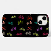 Fahrradmuster Einladung Gewebe Papier Maus-Pad Case-Mate iPhone Hülle (Rückseite (Horizontal))