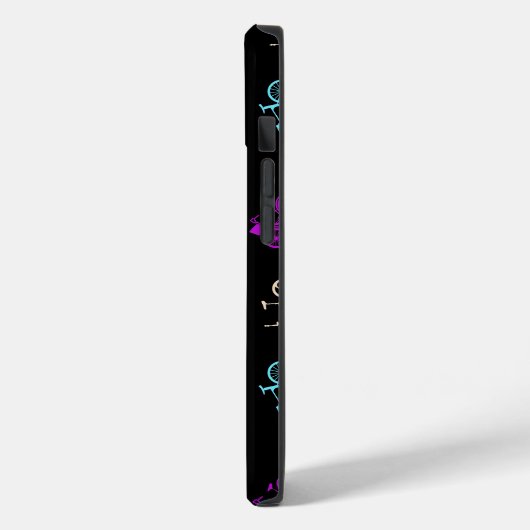 Fahrradmuster Einladung Gewebe Papier Maus-Pad Case-Mate iPhone Hülle (Rückseite / Links)