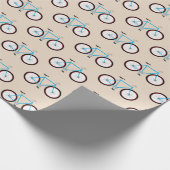 Fahrradmuster Geschenkpapier (Ecke)