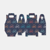 Fahrradmuster Geschenkschachtel (Ungefaltet)