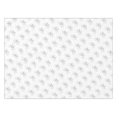 Fahrradmuster im klassischen Weißen Stil Tischdecke (Vorderseite (Horizontal))