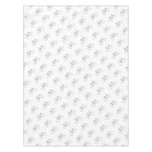 Fahrradmuster im klassischen Weißen Stil Tischdecke (Vorderseite)