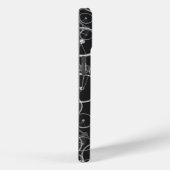 Fahrradmuster in Schwarzweiß Case-Mate iPhone Hülle (Rückseite / Rechts)