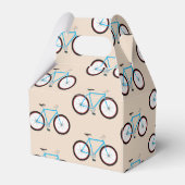 Fahrradmuster Individuelle Name Geschenkschachtel (Rückseite)