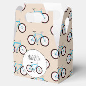 Fahrradmuster Individuelle Name Geschenkschachtel (Geöffnet)