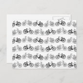 Fahrradmuster Postkarte (Vorne/Hinten)