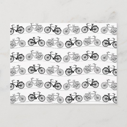Fahrradmuster Postkarte (Vorderseite)