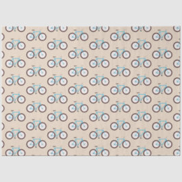 Fahrradmuster Seidenpapier