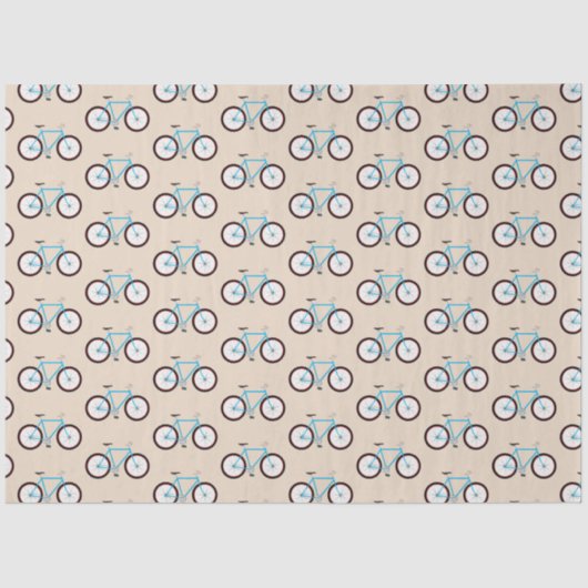 Fahrradmuster Seidenpapier (Vorderseite)