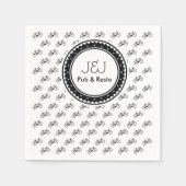 Fahrradmuster Serviette (Vorderseite)