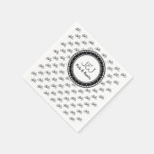 Fahrradmuster Serviette (Ecke)