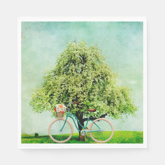 Fahrradpapier Napkin Serviette (Vorderseite)