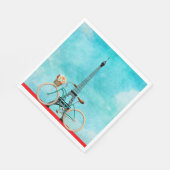 Fahrradpapier Napkin Serviette (Ecke)