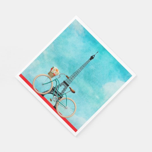 Fahrradpapier Napkin Serviette (Ecke)