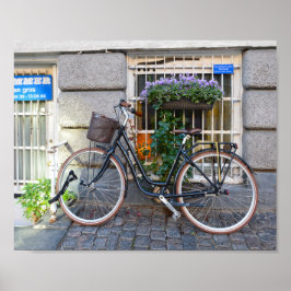 Fahrradparkverbot, Kopenhagen, Dänemark Poster