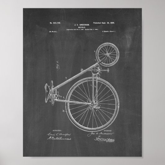 Fahrradpatent - Halbpension Poster (Vorne)