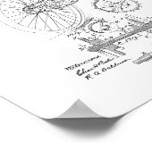 Fahrradpatent Poster (Ecke)