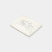 Fahrradpatent Schwinn Post-it Klebezettel (angewinkelt)