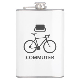 Fahrradpendler-Kolbenflasche Flachmann