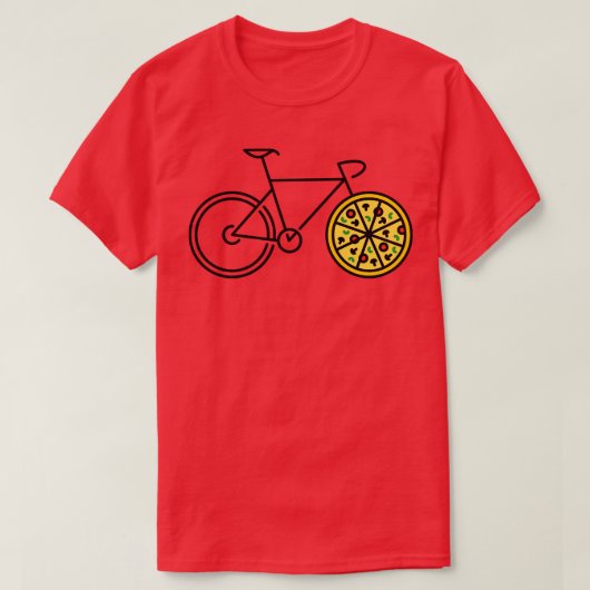 Fahrradpizza T-Shirt (Design vorne)