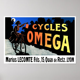 Fahrradposter: Cycles Omega Poster
