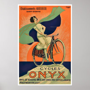 Fahrradposter Onyx Cycles Radsport Kunst Radfahren Poster