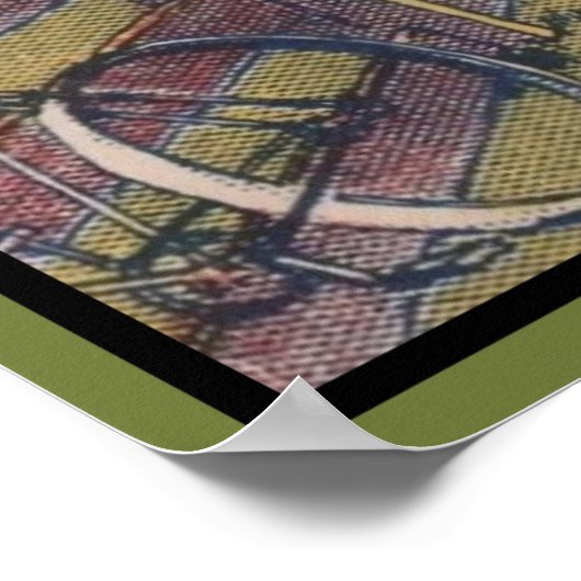 Fahrradposter Poster (Ecke)