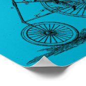 Fahrradposter Poster (Ecke)