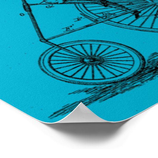 Fahrradposter Poster (Ecke)