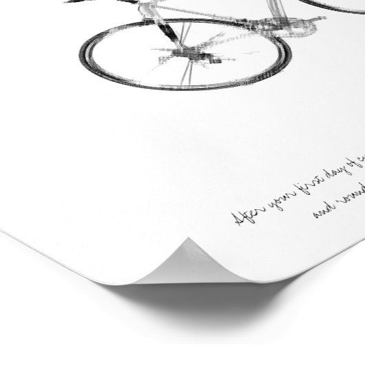 Fahrradposter Poster (Ecke)