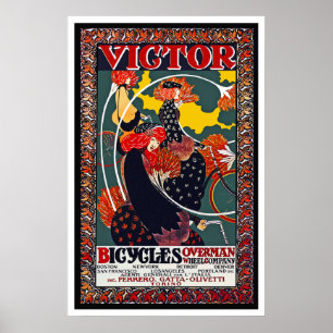 Fahrradposter: Victor Bicycles - William Bradley Poster